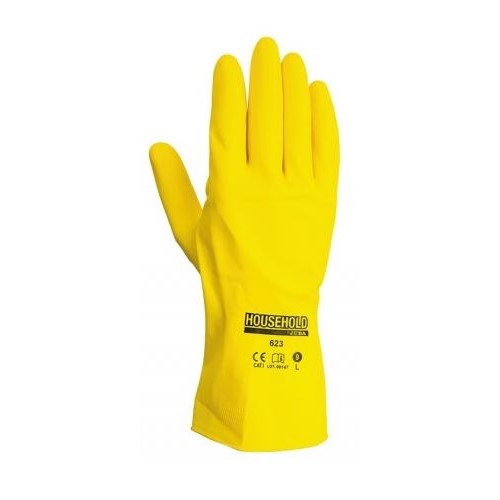 623 GUANTE LATEX AMARILLO 7