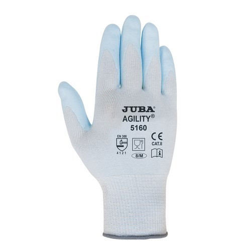5160 GUANTE NYLON FOAM AZUL 6