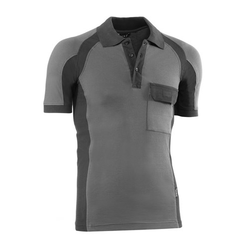 670 POLO GRIS-NEGRO FLEX S