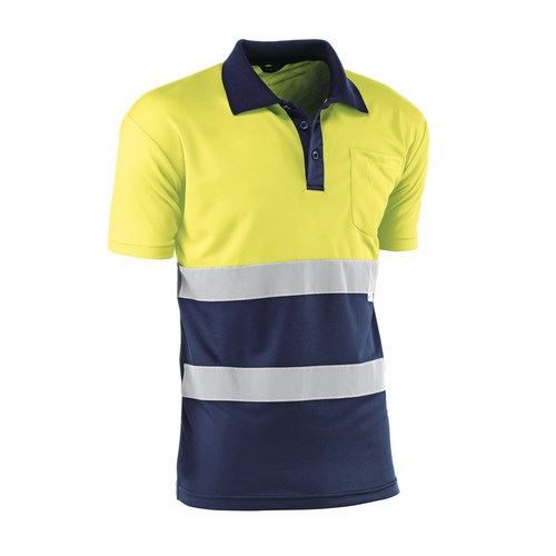HV720BC POLO AMARILLO-MARIN S